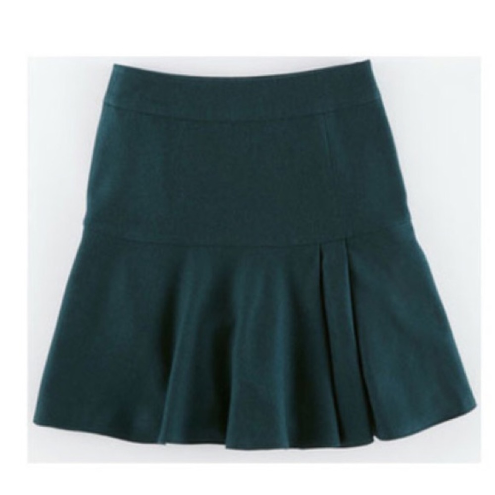 Boden Suzy Skater Skirt- pleated wool